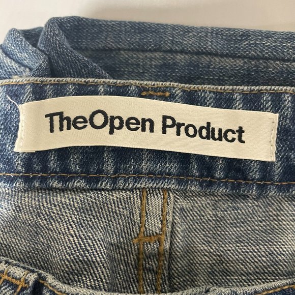 TheOpen Product Women Mid-Waist Distress Bootcut Jeans Size 2 - Picture 5 of 16